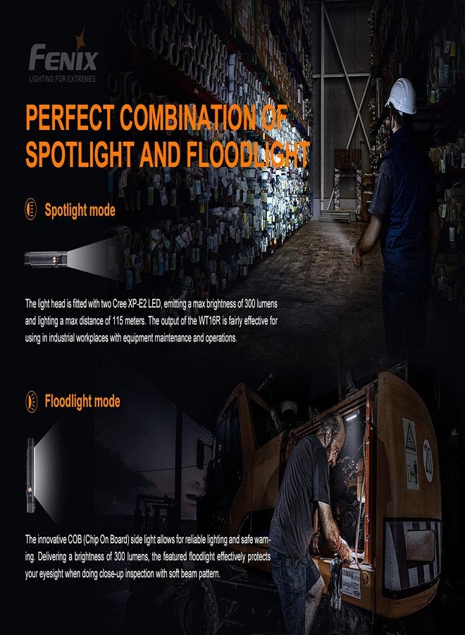Fenix WT16R Magnetic Rechargeable Worklight with Side Flood Light - Image 5